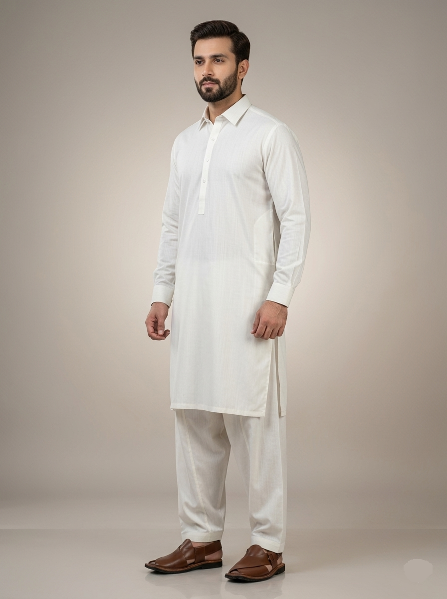 Nasha Fabrics Men's Summer Wash & Wear Unstitched Suit - Premium Quality