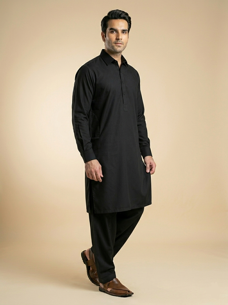 Nasha Fabrics Men's Cotton Unstitched Suit - Premium Quality