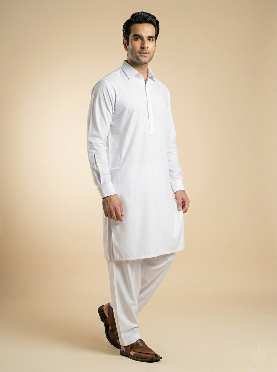 Nasha Fabrics Men's Cotton Unstitched Suit - Premium Quality