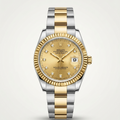 FALEDA Quartz Sapphire Men's Watch – White Dial Roman Numerals
