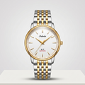FALEDA Sapphire Crystal Men's Watch – Silver Dial