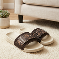 Sketchers Brown Printed Slipper