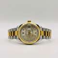 FALEDA Oyster Style Automatic Watch – Champagne Dial with Day & Date