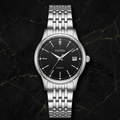 PHEDIA Men's Chronograph Sport Watch - Black Dial